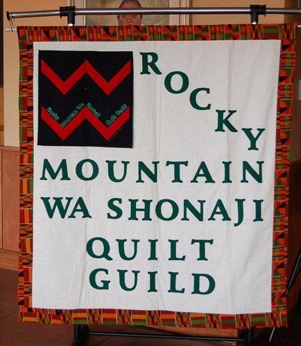 Rocky mountain wahoo quilt guild banner.