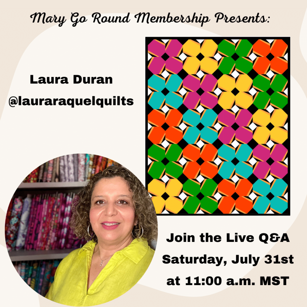 The flyer for the mary go round membership with laura duran.