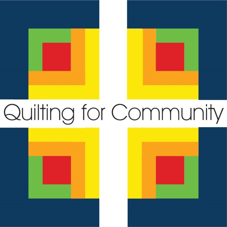 Quilting for community logo.